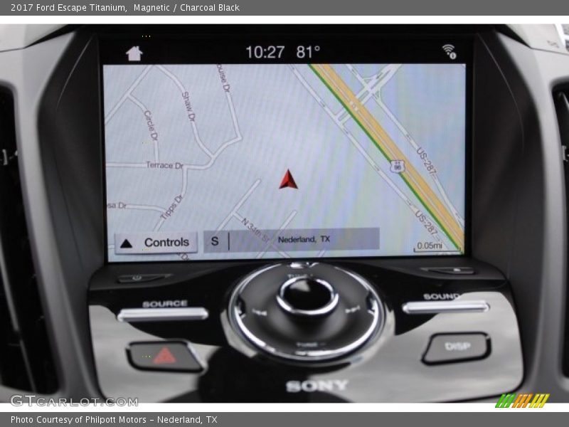 Magnetic / Charcoal Black 2017 Ford Escape Titanium