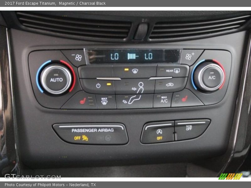 Magnetic / Charcoal Black 2017 Ford Escape Titanium
