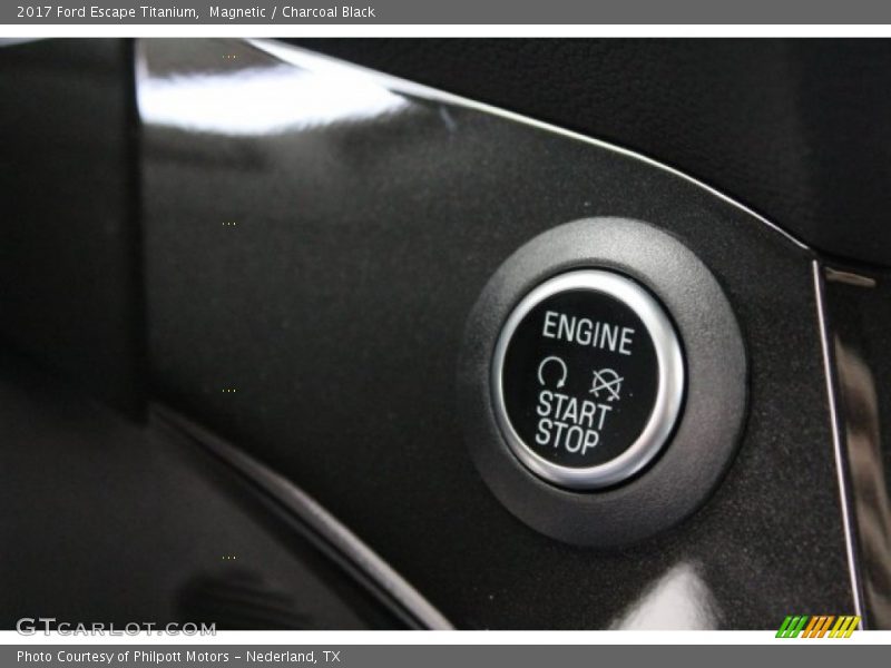 Magnetic / Charcoal Black 2017 Ford Escape Titanium