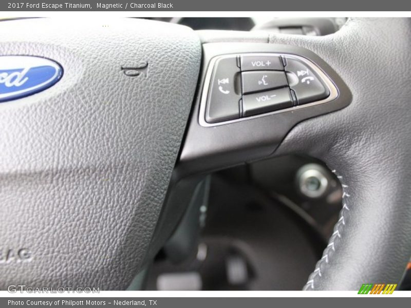 Magnetic / Charcoal Black 2017 Ford Escape Titanium