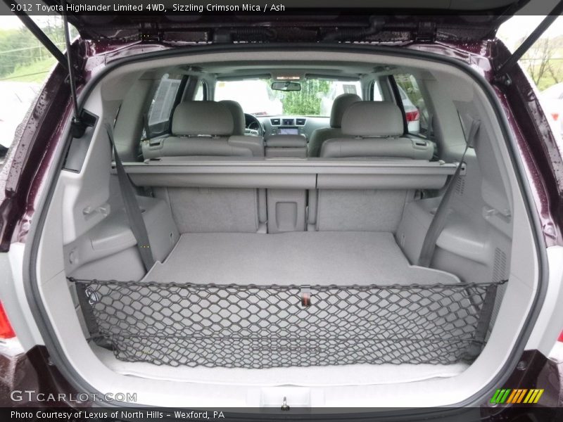 Sizzling Crimson Mica / Ash 2012 Toyota Highlander Limited 4WD