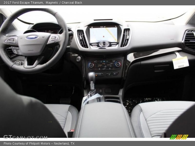 Magnetic / Charcoal Black 2017 Ford Escape Titanium