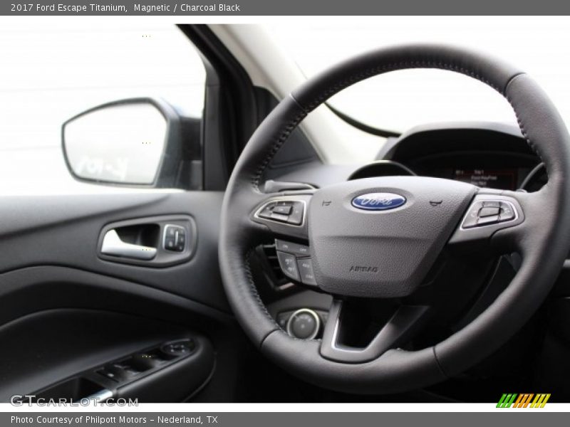 Magnetic / Charcoal Black 2017 Ford Escape Titanium