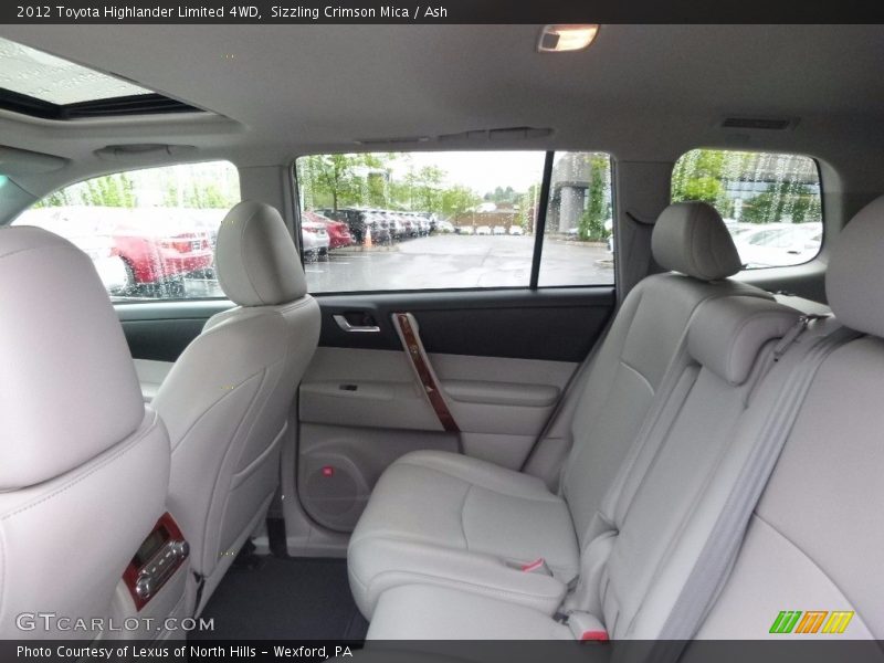 Sizzling Crimson Mica / Ash 2012 Toyota Highlander Limited 4WD