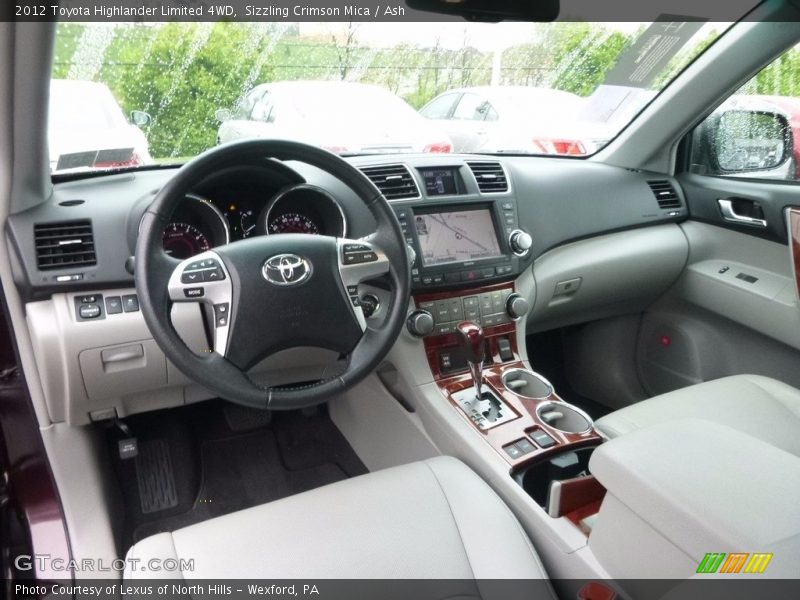  2012 Highlander Limited 4WD Ash Interior