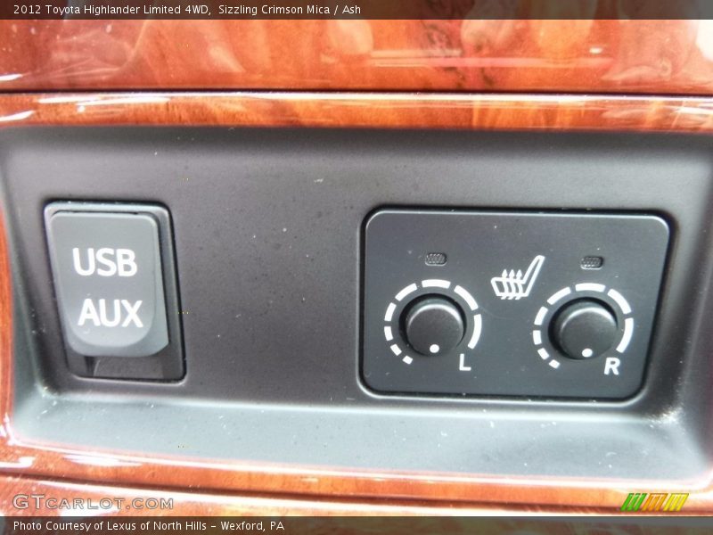 Sizzling Crimson Mica / Ash 2012 Toyota Highlander Limited 4WD