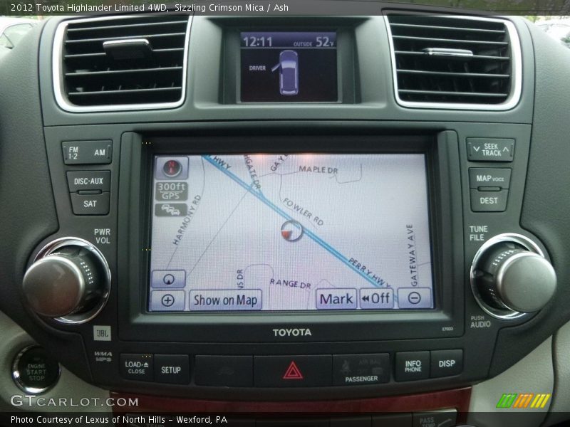 Sizzling Crimson Mica / Ash 2012 Toyota Highlander Limited 4WD