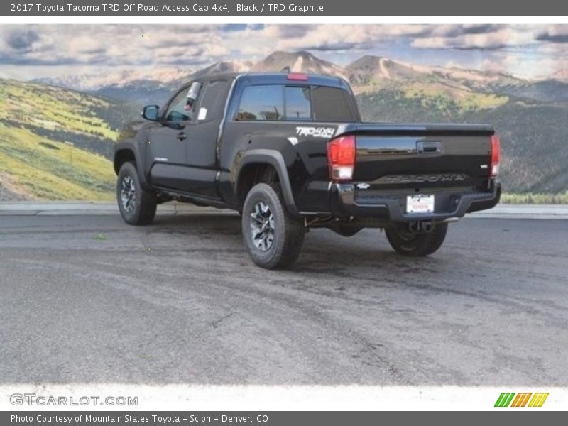 Black / TRD Graphite 2017 Toyota Tacoma TRD Off Road Access Cab 4x4