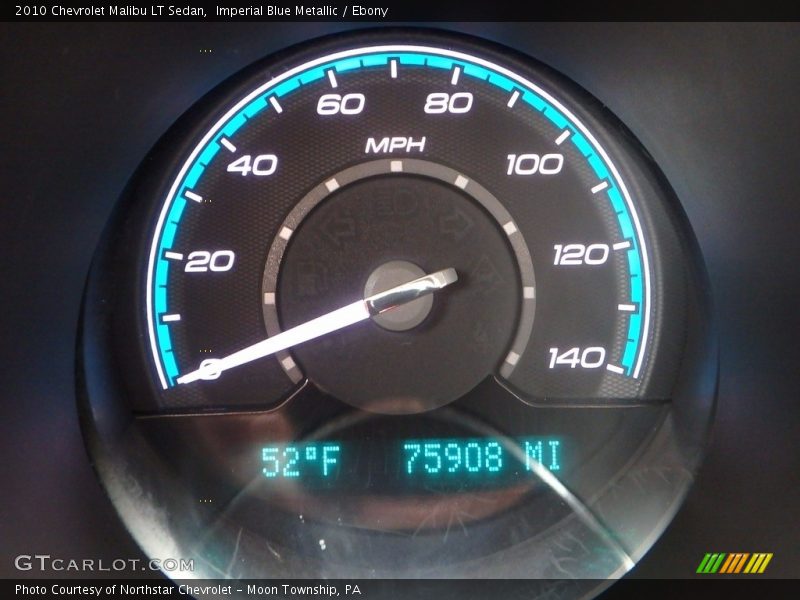 Imperial Blue Metallic / Ebony 2010 Chevrolet Malibu LT Sedan