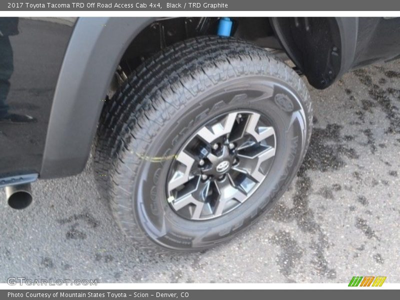 Black / TRD Graphite 2017 Toyota Tacoma TRD Off Road Access Cab 4x4