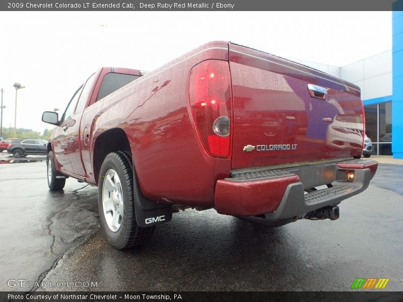 Deep Ruby Red Metallic / Ebony 2009 Chevrolet Colorado LT Extended Cab
