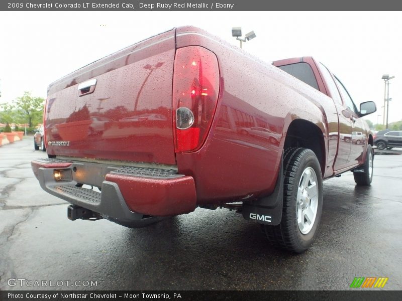 Deep Ruby Red Metallic / Ebony 2009 Chevrolet Colorado LT Extended Cab
