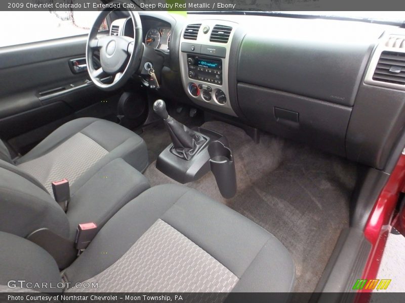 Deep Ruby Red Metallic / Ebony 2009 Chevrolet Colorado LT Extended Cab