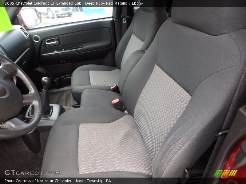 Deep Ruby Red Metallic / Ebony 2009 Chevrolet Colorado LT Extended Cab
