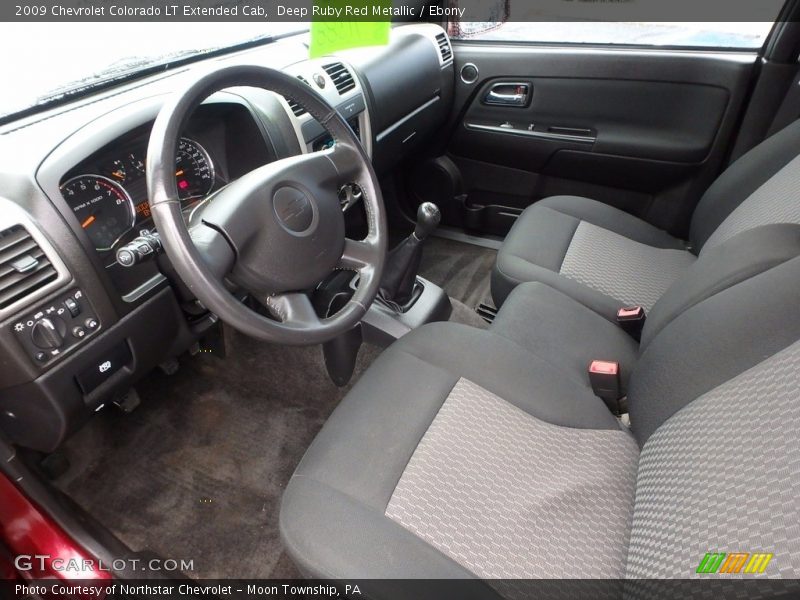 Deep Ruby Red Metallic / Ebony 2009 Chevrolet Colorado LT Extended Cab