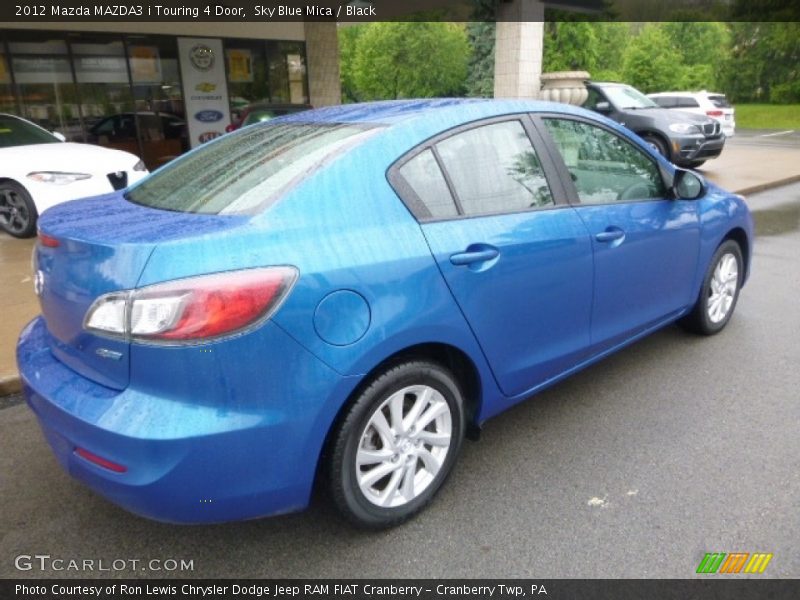 Sky Blue Mica / Black 2012 Mazda MAZDA3 i Touring 4 Door