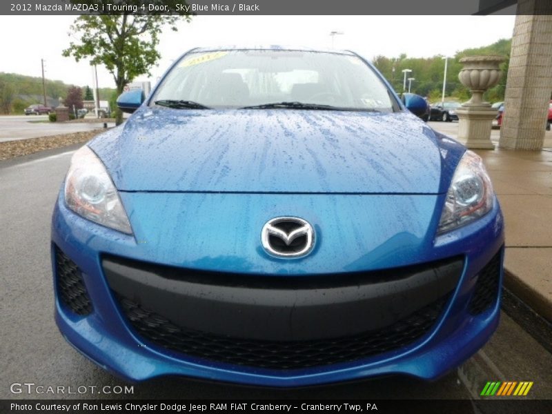 Sky Blue Mica / Black 2012 Mazda MAZDA3 i Touring 4 Door