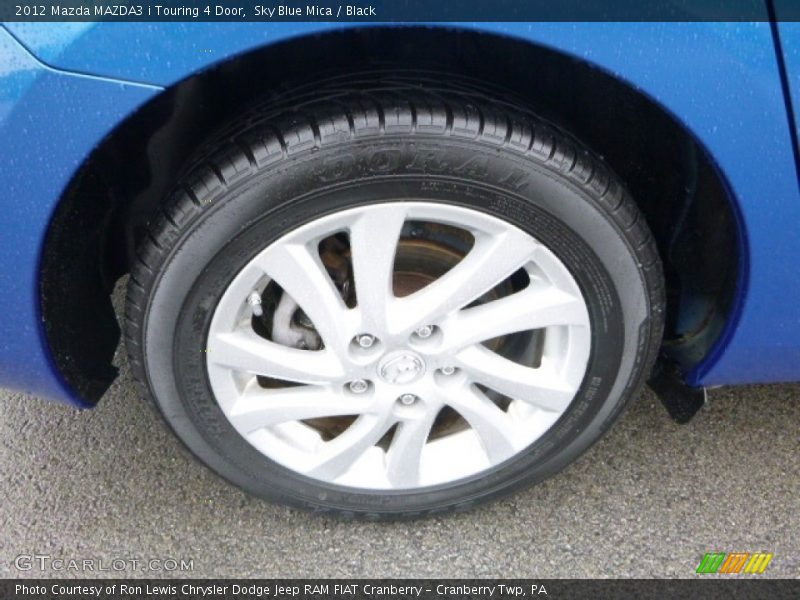 Sky Blue Mica / Black 2012 Mazda MAZDA3 i Touring 4 Door