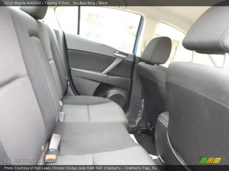 Sky Blue Mica / Black 2012 Mazda MAZDA3 i Touring 4 Door