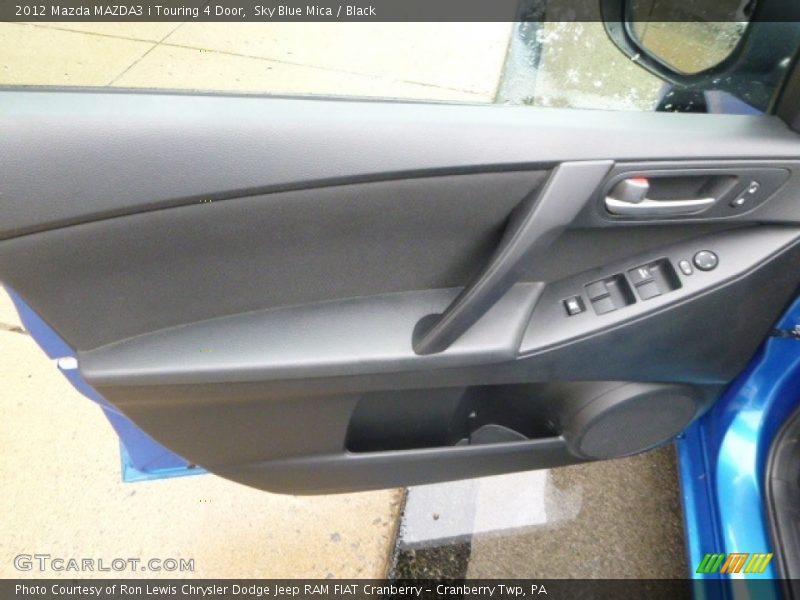 Sky Blue Mica / Black 2012 Mazda MAZDA3 i Touring 4 Door