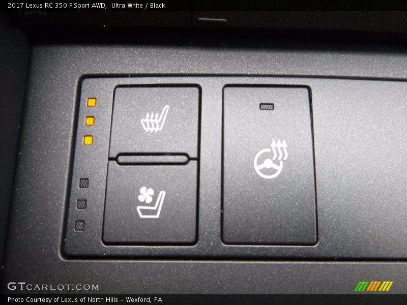 Ultra White / Black 2017 Lexus RC 350 F Sport AWD