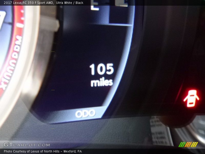 Ultra White / Black 2017 Lexus RC 350 F Sport AWD