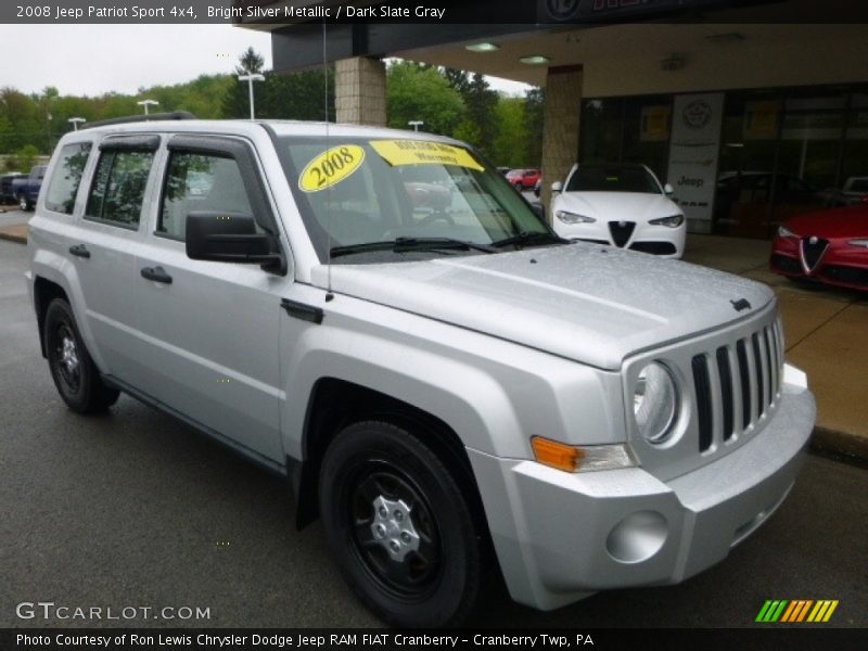Bright Silver Metallic / Dark Slate Gray 2008 Jeep Patriot Sport 4x4
