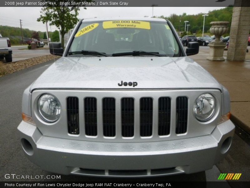 Bright Silver Metallic / Dark Slate Gray 2008 Jeep Patriot Sport 4x4