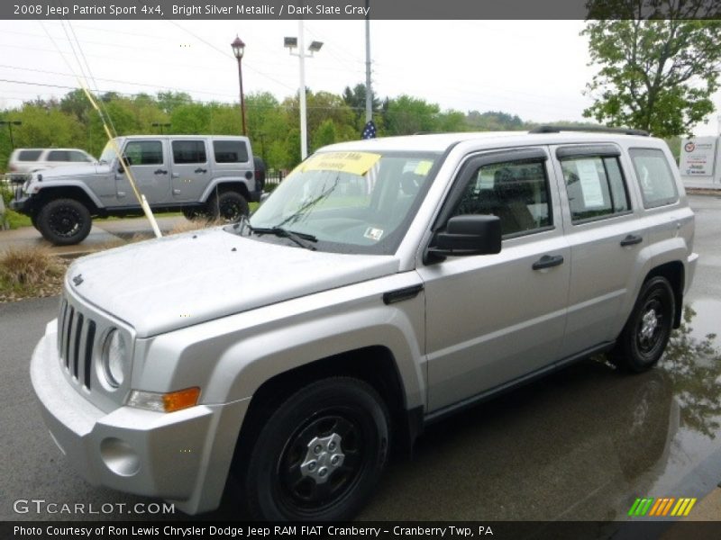 Bright Silver Metallic / Dark Slate Gray 2008 Jeep Patriot Sport 4x4