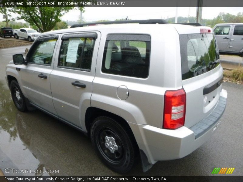 Bright Silver Metallic / Dark Slate Gray 2008 Jeep Patriot Sport 4x4