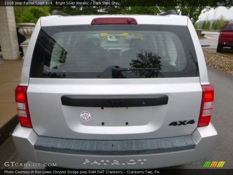 Bright Silver Metallic / Dark Slate Gray 2008 Jeep Patriot Sport 4x4