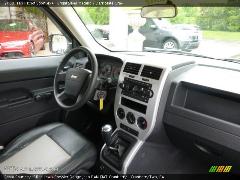Bright Silver Metallic / Dark Slate Gray 2008 Jeep Patriot Sport 4x4