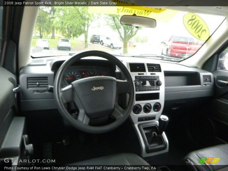 Bright Silver Metallic / Dark Slate Gray 2008 Jeep Patriot Sport 4x4