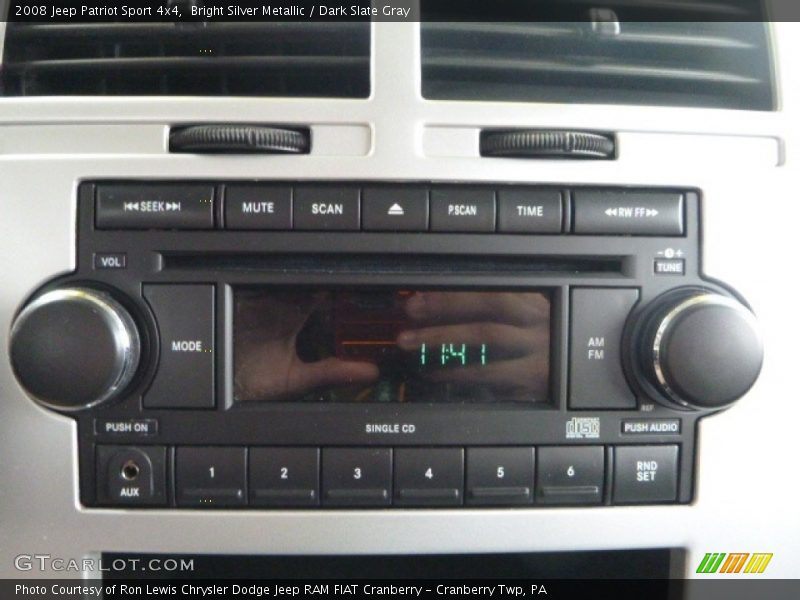 Bright Silver Metallic / Dark Slate Gray 2008 Jeep Patriot Sport 4x4