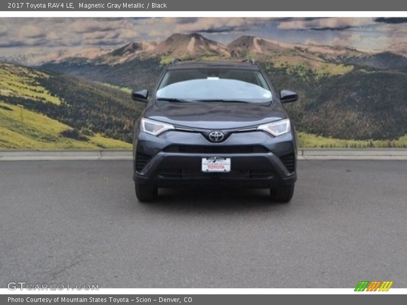 Magnetic Gray Metallic / Black 2017 Toyota RAV4 LE