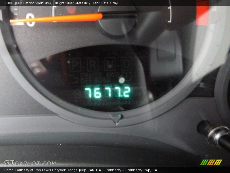 Bright Silver Metallic / Dark Slate Gray 2008 Jeep Patriot Sport 4x4
