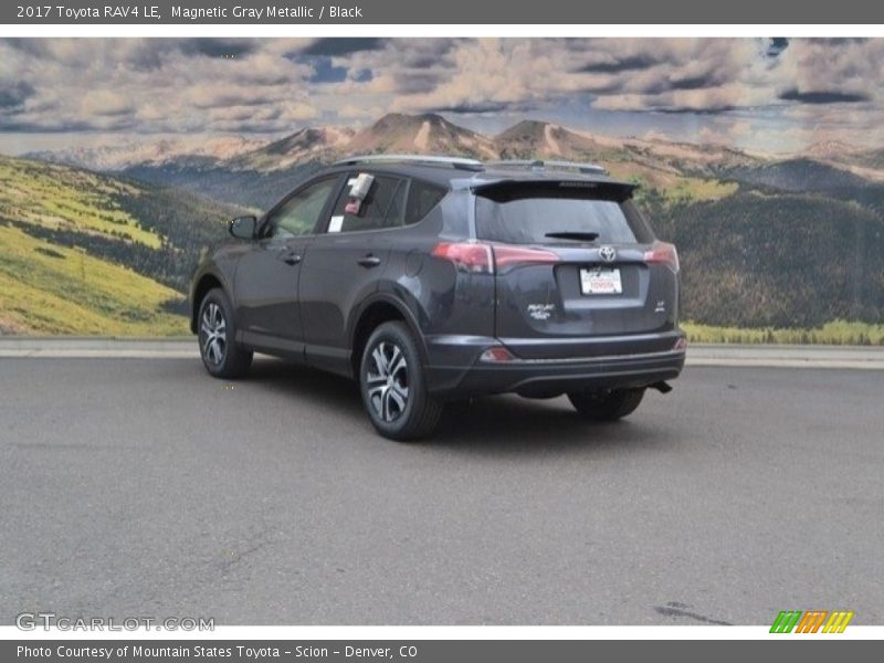 Magnetic Gray Metallic / Black 2017 Toyota RAV4 LE