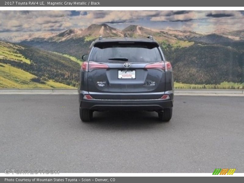 Magnetic Gray Metallic / Black 2017 Toyota RAV4 LE
