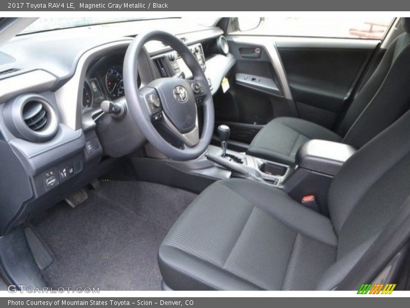 Magnetic Gray Metallic / Black 2017 Toyota RAV4 LE