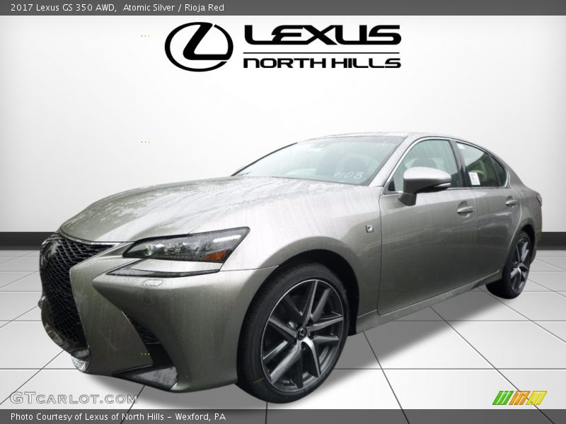 Atomic Silver / Rioja Red 2017 Lexus GS 350 AWD
