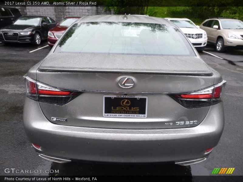 Atomic Silver / Rioja Red 2017 Lexus GS 350 AWD