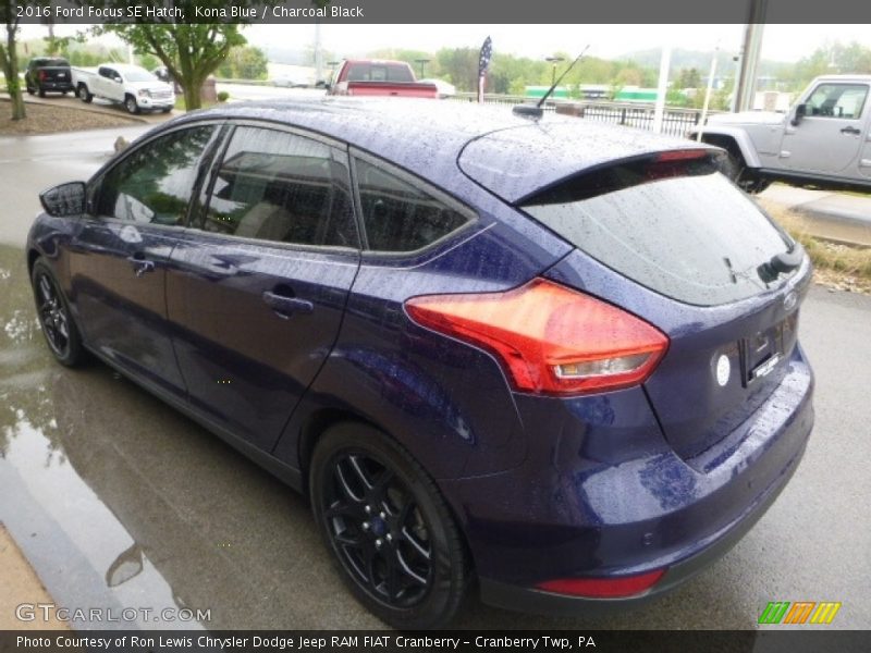 Kona Blue / Charcoal Black 2016 Ford Focus SE Hatch