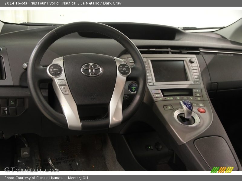 Dashboard of 2014 Prius Four Hybrid