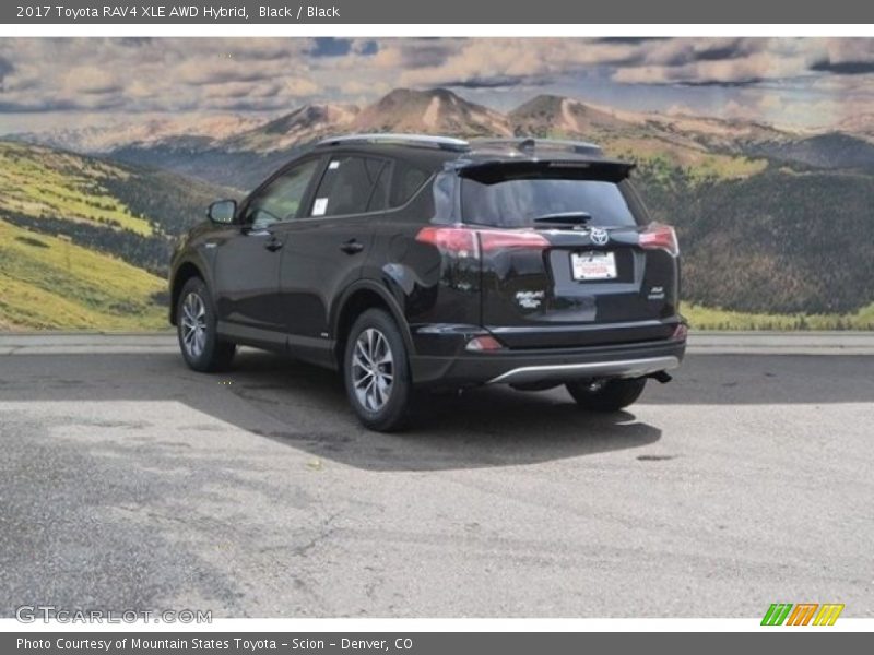 Black / Black 2017 Toyota RAV4 XLE AWD Hybrid