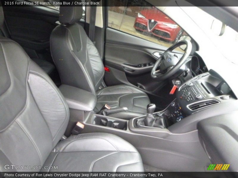 Kona Blue / Charcoal Black 2016 Ford Focus SE Hatch