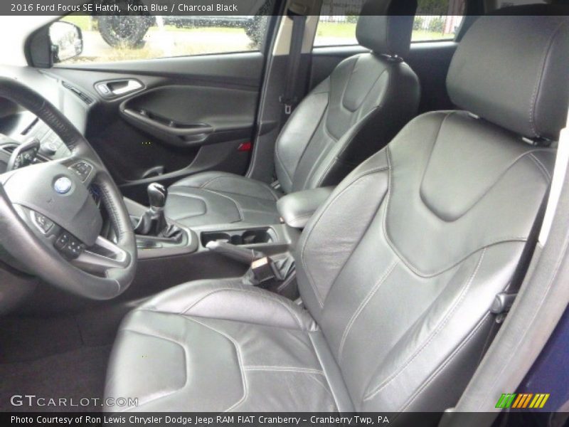 Kona Blue / Charcoal Black 2016 Ford Focus SE Hatch