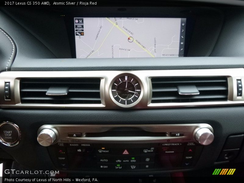 Atomic Silver / Rioja Red 2017 Lexus GS 350 AWD