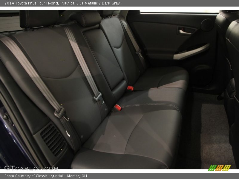 Nautical Blue Metallic / Dark Gray 2014 Toyota Prius Four Hybrid