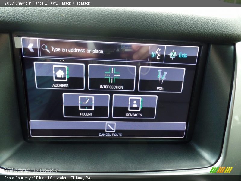 Black / Jet Black 2017 Chevrolet Tahoe LT 4WD