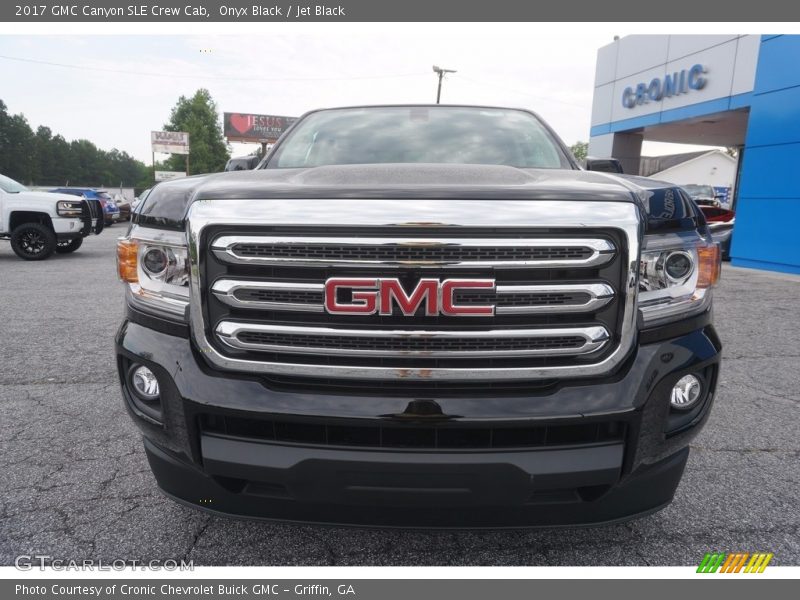 Onyx Black / Jet Black 2017 GMC Canyon SLE Crew Cab